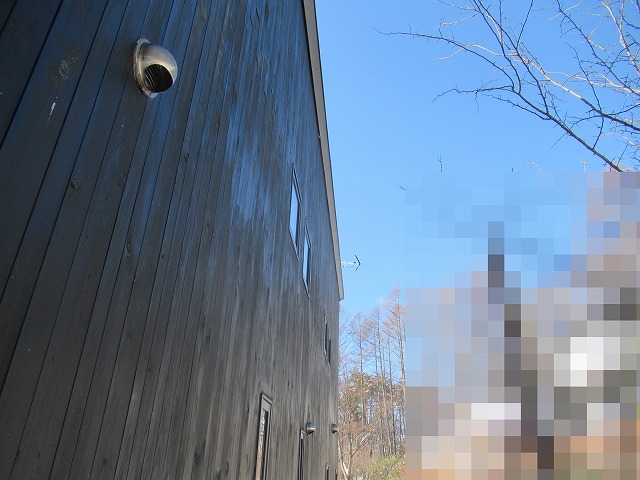 北杜市　屋根塗装工事　遮熱　別荘